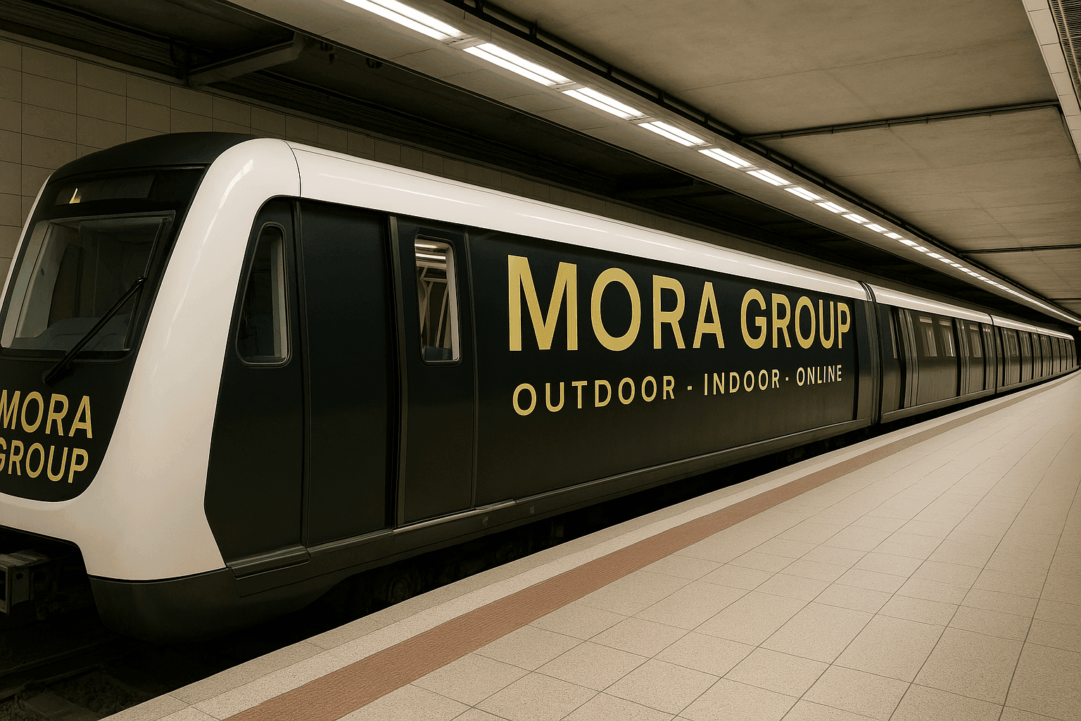Publicitate la Metrou Bucuresti 